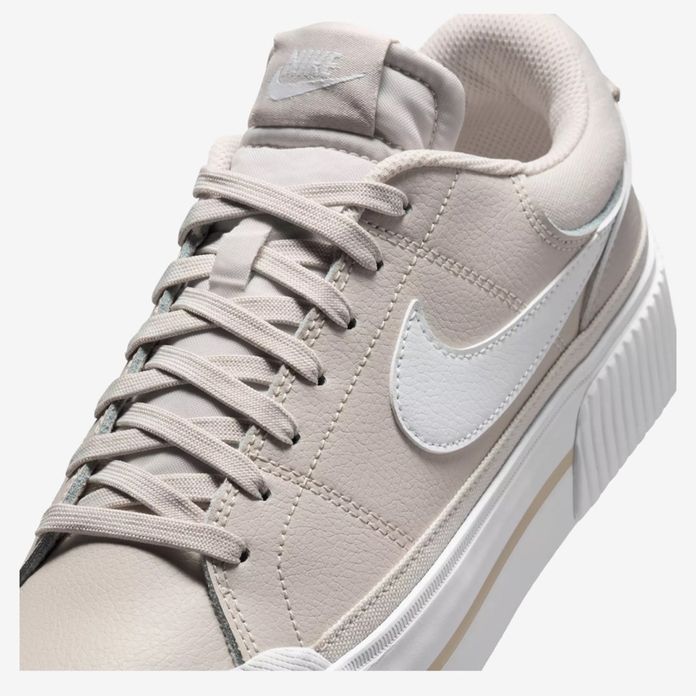 Nike • NIB Court Legacy Lift Sneakers • Light Orewood Brown/Phantom/White • Sz 7 - Picture 7 of 9